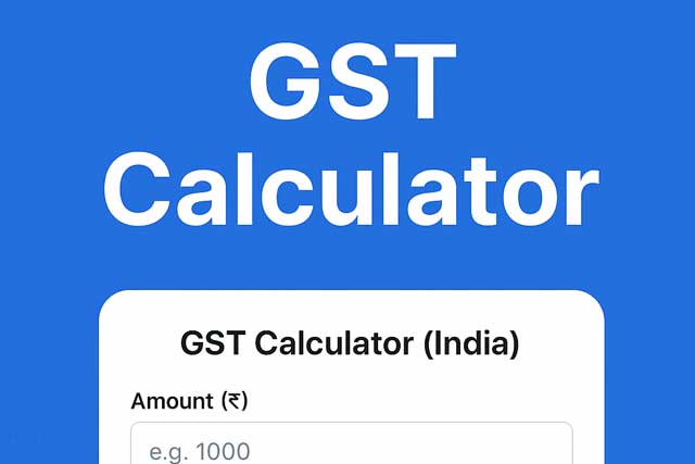 GST Calculator Online